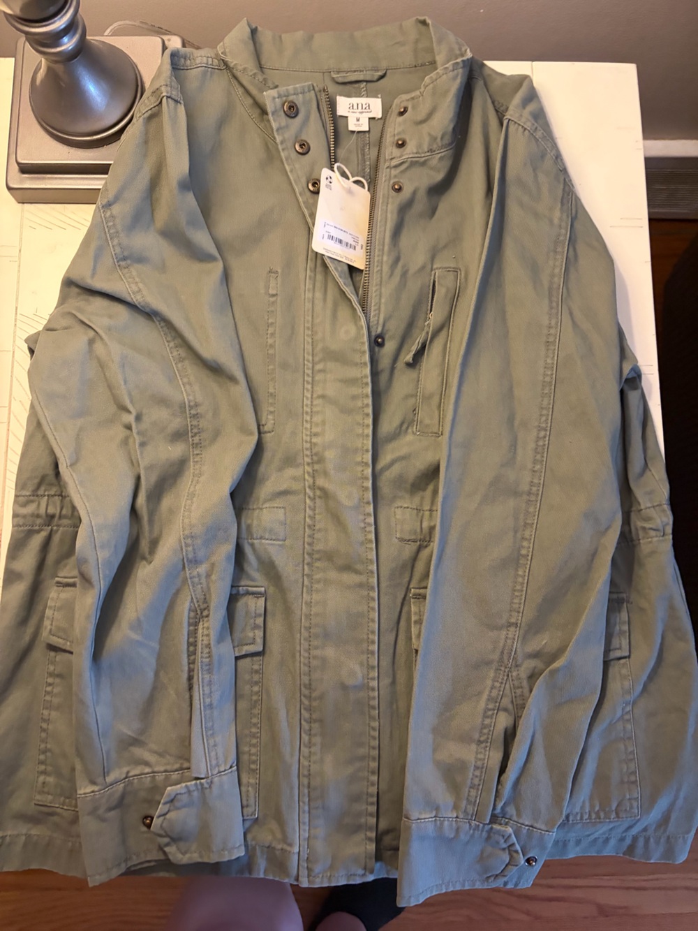 ANA Olive Utility Jacket for Women